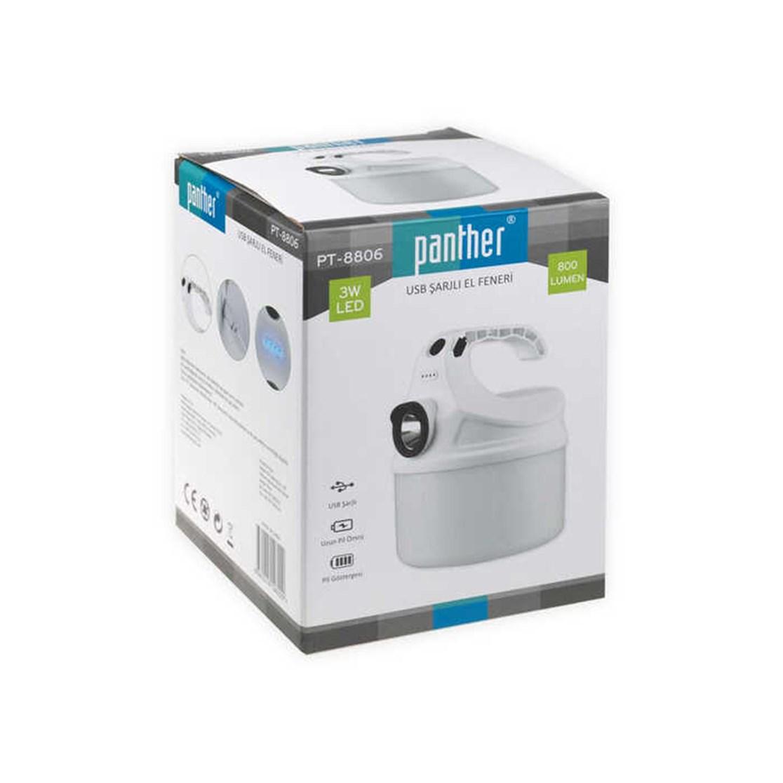 PANTHER-8806 з USB LED-лампа на акумуляторі