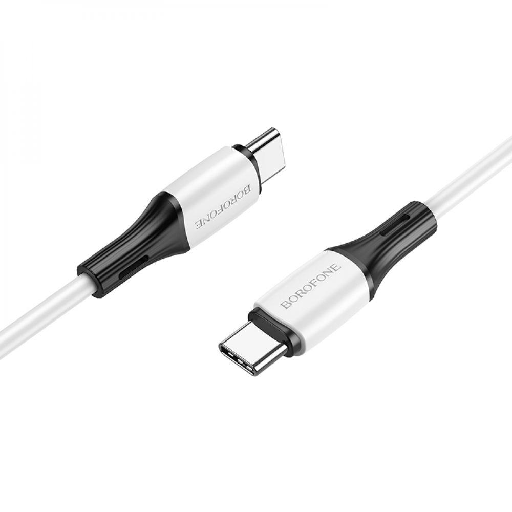 USB Borofone BX79 60W (20V/3A) Silicone Type-C to Type-C