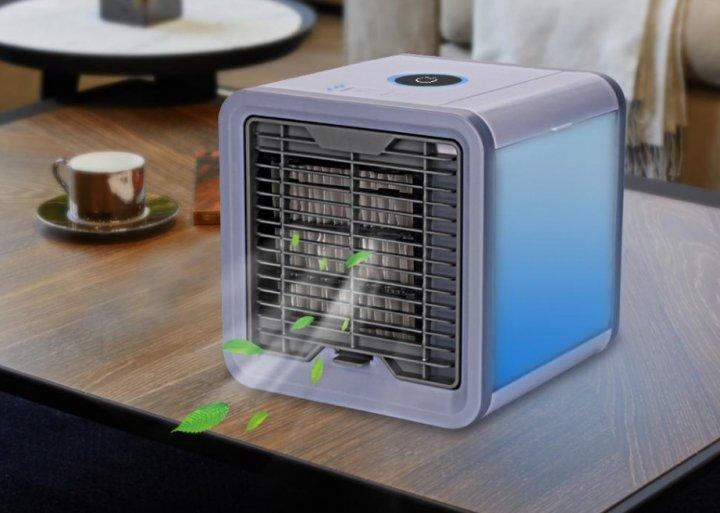 Мобільний кондиціонер Arctic Air з підсвіткою LED, домашній, настільний охолоджувач повітря