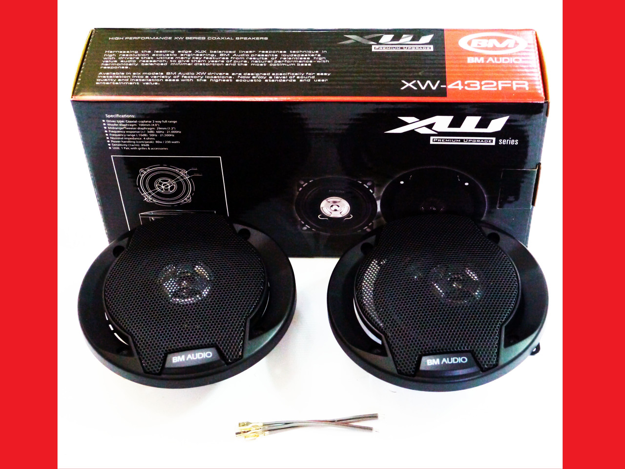 Автомобільна акустика 10 см BOSCHMANN BM AUDIO XW-432FR 230 W 2х смуга