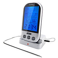 Термометр щуповий з бездротовим датчиком Technoline WS1050 White (WS1050) для допомоги у приготуванні м'яса на мангалі чи барбекю