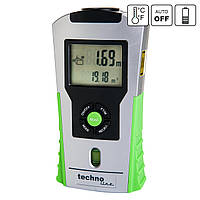 Ультразвуковий далекомір Technoline WZ1100 Silver/Green (WZ1100) оригінал Вбудований цифровий термометр DAS301828