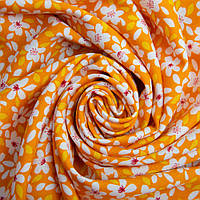 Ткань плательная штапель весна оранж