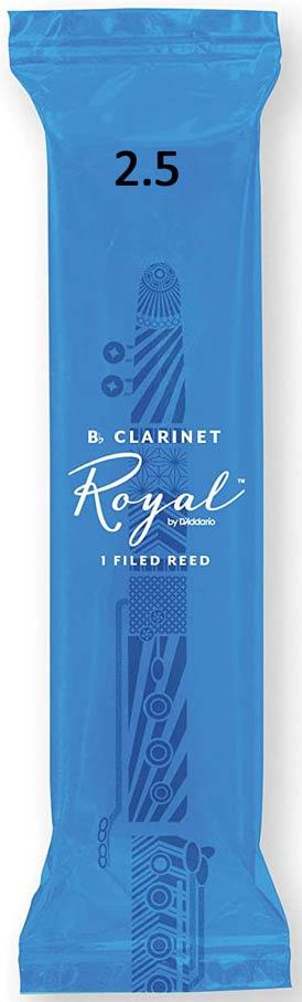 Палиця для кларенета D'Addario Royal — Bb Clarinet #2.5 (1 шт.), фото 1