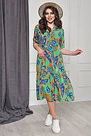 Сукня жіноча літня зеленого кольору р.S 155363T Безкоштовна доставка