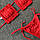 Купальник роздільний Шторки із зав'язками червоний, фото 8