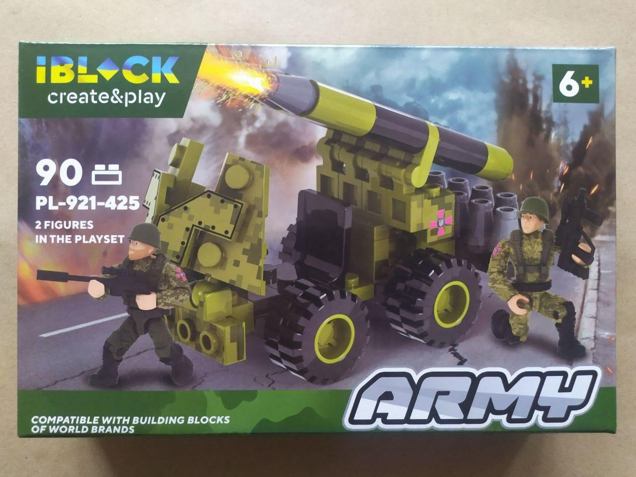 Конструктор IBLOCK Army Реактивна система 90 дітей. (PL-921-425), фото 1