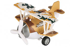 Літак металевий інерційний Same Toy Aircraft коричневий SY8016AUt-3