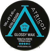 Глянцевый воск для волос сильной фиксации Fifth Ave Glossy Wax Atricos, 100 мл