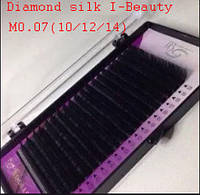 Ресницы i-Beauty Diamond Silk "MIX" M0.07 (10/12/14)мм