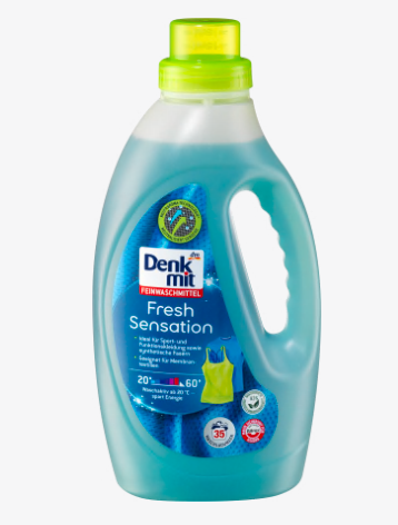 Гель для прання спортивного одягу, синтетики Denkmit Fresh Sensation 1.5 L