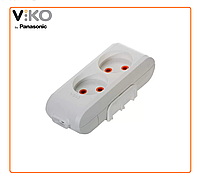 Колодка для удлинителя VIKO by Panasonic Multi-Let 2 гнезда