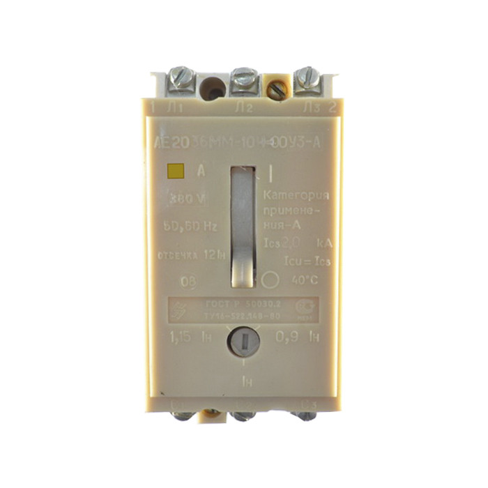 Вимикач АЕ2036 31,5А, 40А, 50А, 63А, фото 1