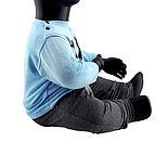 Спортивний костюм 9 місяців Туреччина трикотажний для новонародженого хлопчика блакитний (КДНМ39), фото 3