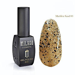 Гель-лак Milano Cosmetic Marblen Sand №03, 8 мл