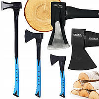 Набір сокир із кованої вуглецевої сталі, 3 шт.