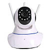 Бездротова WiFi камера відеоспостереження поворотна I-100AG / Камера з трьома антенами 2,4 та 5 ГГц, фото 3