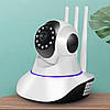 Бездротова WiFi камера відеоспостереження поворотна I-100AG / Камера з трьома антенами 2,4 та 5 ГГц, фото 4