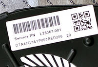 Вентилятор для ноутбука HP Pavilion 14-CE (L26367-001) Оригінал Новий, фото 3