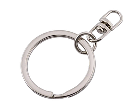 Кільце плоске d25мм з вертлюгом
