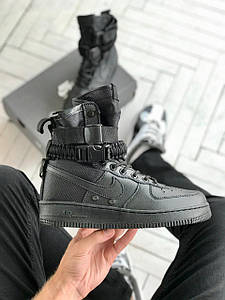 Чоловічі Кросівки Nike Air Force SF Black 40-41-42-43-44