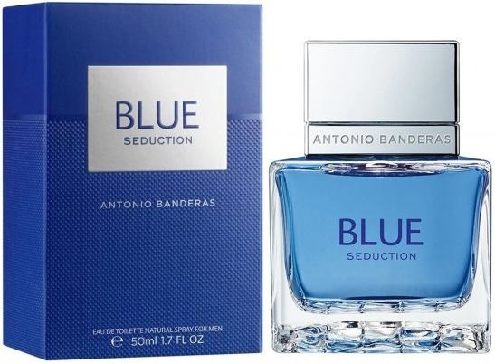 Antonio Banderas Blue Seduction Men 50 ml туалетна вода чоловіча (оригінал оригінал Іспанія)