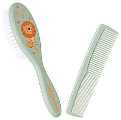 Гребінець і щітка зі штучною щетиною для хлопчика Baby-Nova