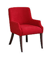 Крісло для кафе Hadry м'яке на дерев'яних ніжках з підлокітниками (Megastyle ТМ)