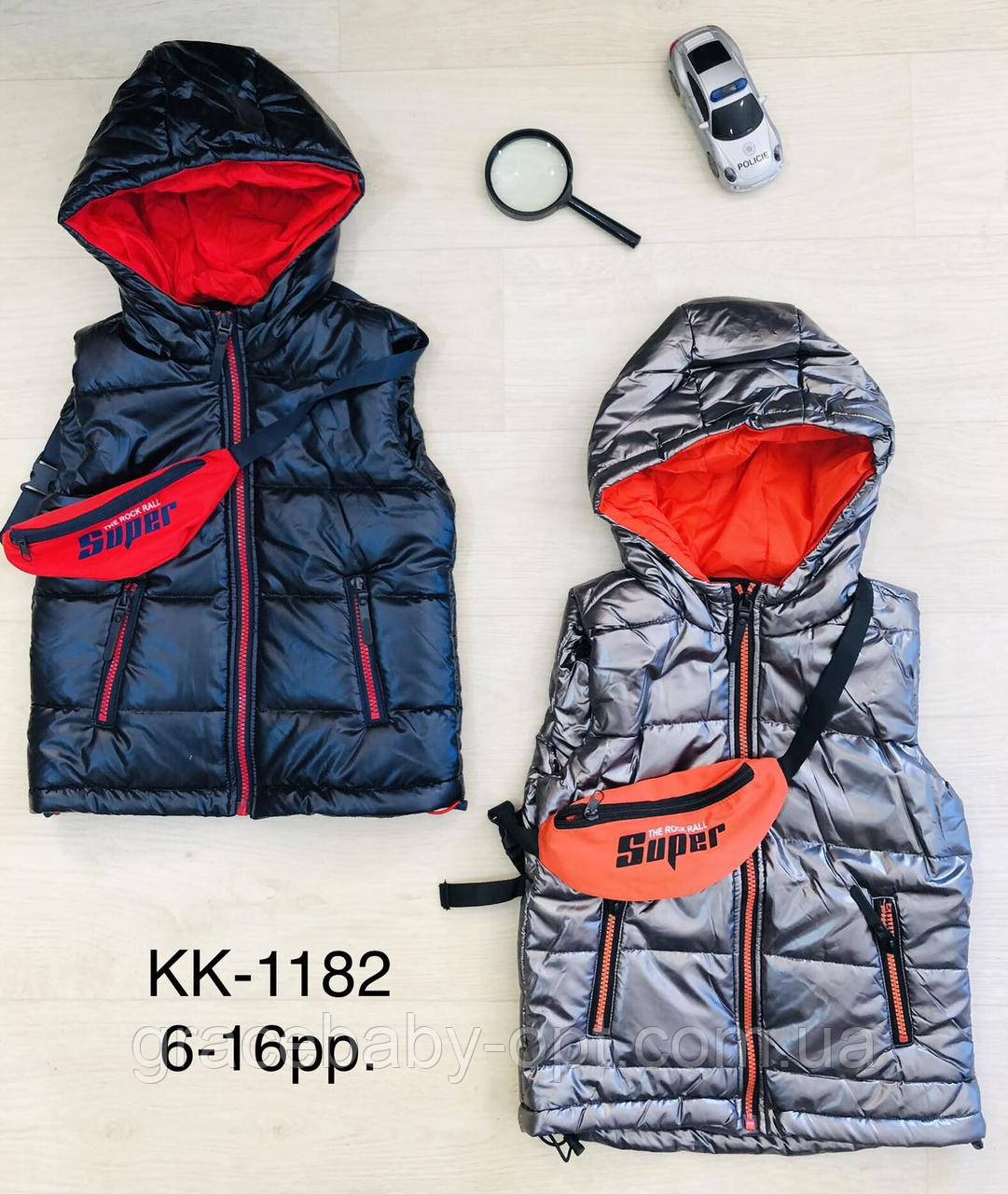 Жилети для хлопчиків оптом, Taurus, 6-16 років, №  КК-1182, фото 1