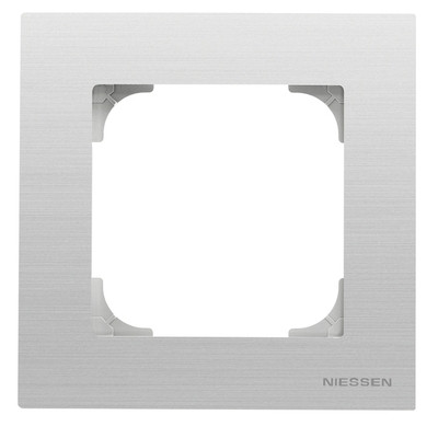 Рамка 1 пост ABB Niessen Sky 8571 AI Нержавіюча сталь (2CLA857100A1401)