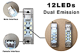 USB світильник 12 світлодіодів 5В, фото 2