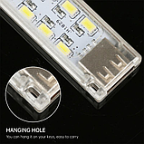 USB світильник 12 світлодіодів 5В, фото 5
