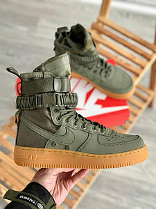 Чоловічі Кросівки Nike Air Force SF Haki Brown 40