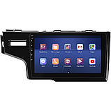 Al Штатна магнітола для Honda Jazz 3 Рестайлінг 2017-2020 екран 9" 4/32Gb 4G Wi-Fi GPS Top Android, фото 3