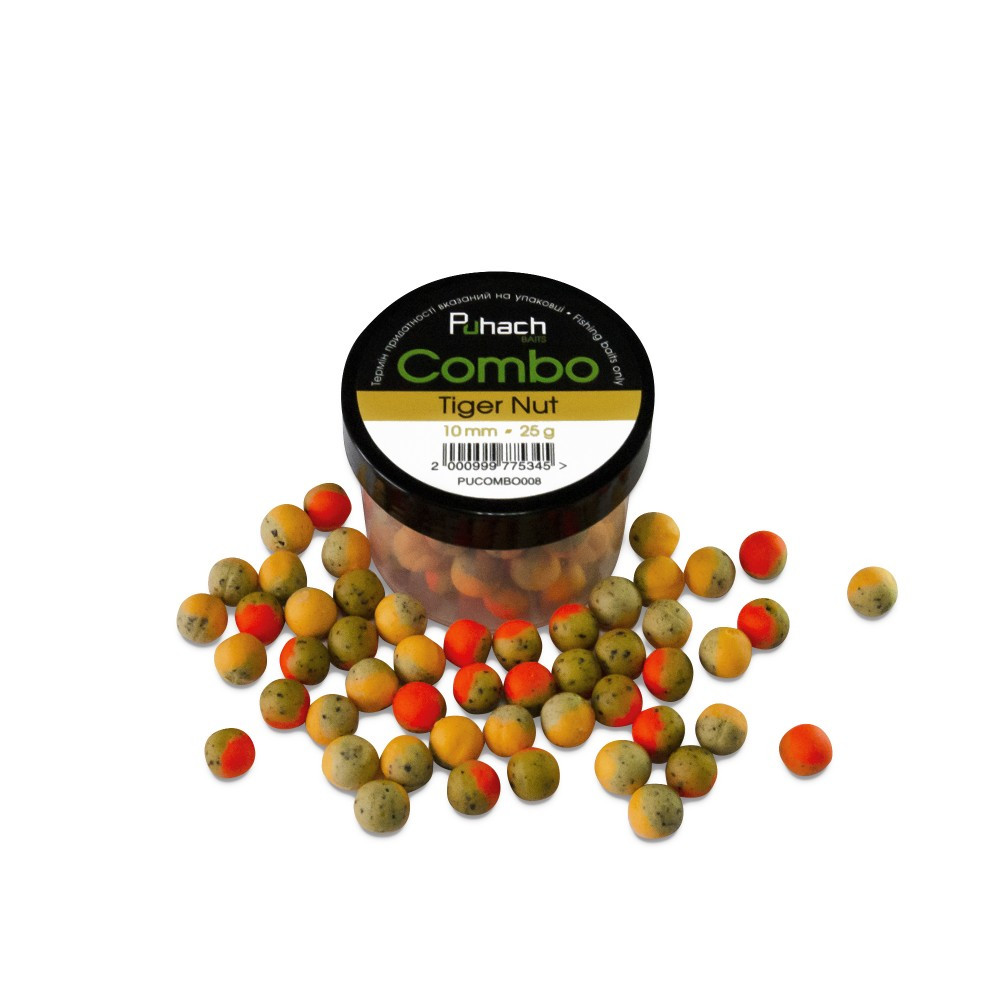 Вафтерси Puhach Baits Combo 10 mm Tiger Nut (Тигровий горіх), фото 1