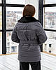 Красива жіноча зимова куртка з еко-хутром, фото 3