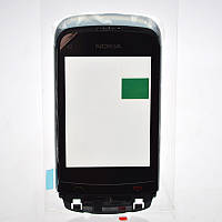 Тачскрин (Сенсор) Nokia C2-03/C2-02/C2-06 Violet with frame and speaker Original 100%