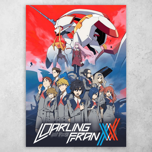 Аніме плакат постер "Милий у Франксі / Darling in the Franxx" №1, фото 1