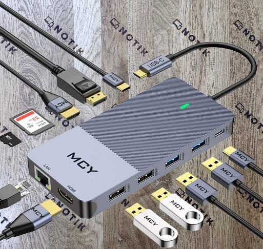 Док-станція MCY UCN3403 12-in-1 (B09GFRHM99) Новий