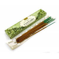 Cannabis Incense Stiks 15 g (Пыльцевое благоухание Каннабис 15 грамм) (Tulasi)