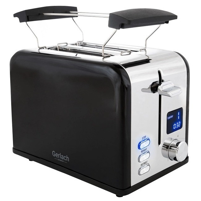Тостер з дисплеєм Gerlach GL 3221b Black (Niz14264)