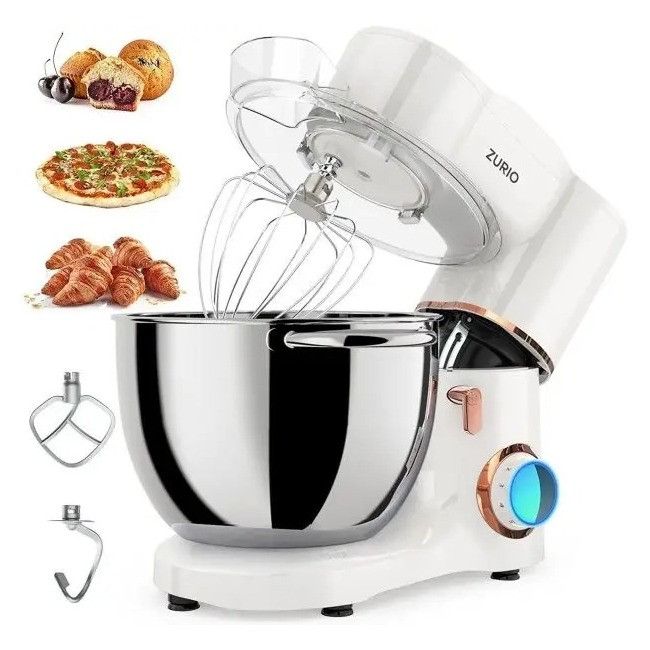 Тістоміс планетарний міксер для тіста Zurio SM-1550x White (Niz14258)