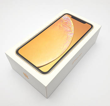 Коробка від смартфона apple iphone xr yellow 64gb