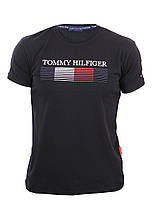 Футболка чоловіча Tommy Hilfiger 22-Y-6015 темно-синя