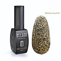 Гель-лак Milano Cosmetic Marblen Sand №08, 8 мл