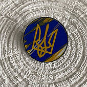 Значок-пін Ukraine, герб, патріотичний,FS-1711