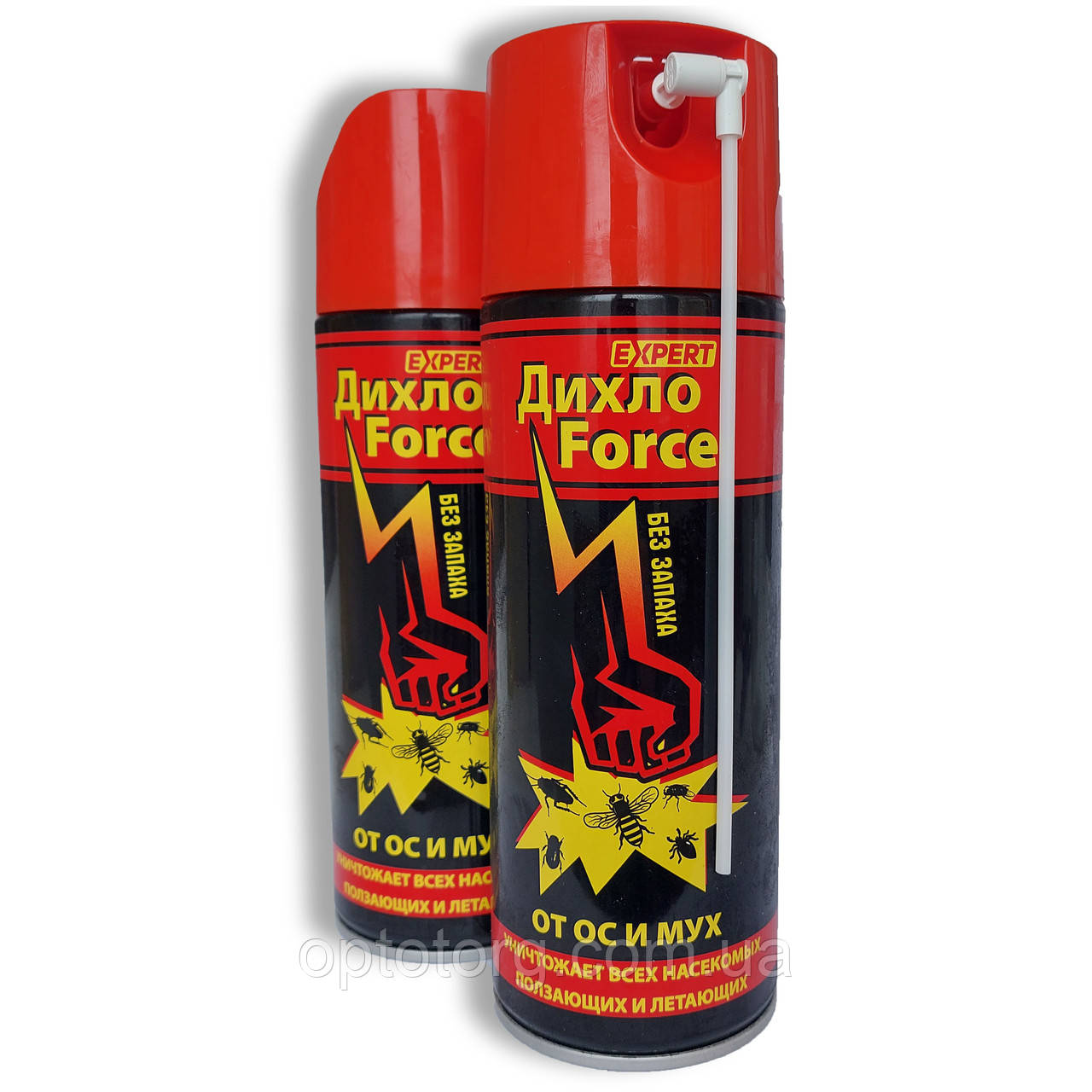 Дихлофос Force від мух, ос та інших літаючих і повзаючих комах, без запаху Туреччина 400мл