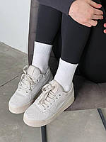 Модні жіночі кроссівки Adidas Forum Bold Beige. Світлі жіночі кросси Адідас Форум., фото 5