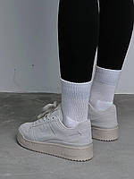 Модні жіночі кроссівки Adidas Forum Bold Beige. Світлі жіночі кросси Адідас Форум., фото 7