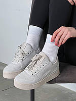 Модні жіночі кроссівки Adidas Forum Bold Beige. Світлі жіночі кросси Адідас Форум., фото 6